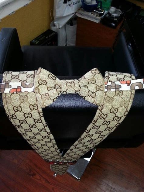 gucci ties price|Gucci suspenders.